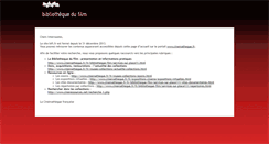 Desktop Screenshot of cinema.scripte.bifi.fr